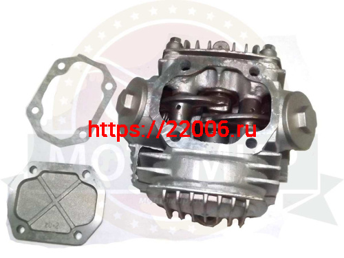 Головка цилиндра "Альфа, Zodiak" в сборе 50 мм (100 см3) (клапана, распр., коромысло и т.д.)