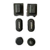 Набор резиновых деталей бардачка Иж (1 к-т = 6 шт)