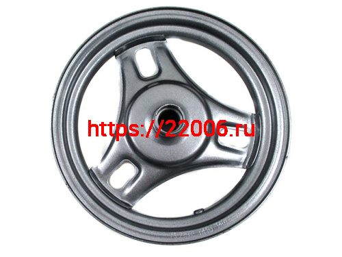 Диск колеса 10" Suzuki AD-50 передний, штампованный, дисковый тормоз Диск колеса 10" Suzuki AD-50 передний, штампованный, дисковый тормоз