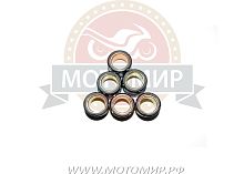 Ролик вариатора (компл 6 шт.) 16х13  5,5 гр GY6-50, 139QMB (НАБОР)