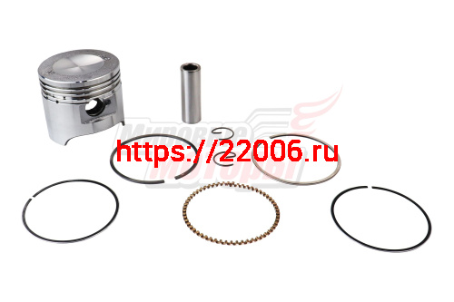 Поршень 50,00 мм 4 такт. Alpha, Delta, Zodiak, ОВ-70 (100 см3) ( + кольца, палец, стопорн. кольца)