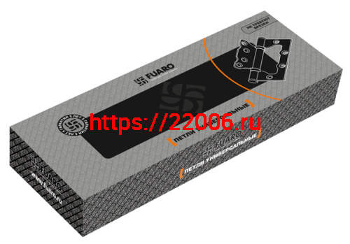 Петля Fuaro (Фуаро) универсальная без врезки IN4500W CF (500-2BB 100x2,5) кофе фото 2 Петля Fuaro (Фуаро) универсальная без врезки IN4500W CF (500-2BB 100x2,5) кофе фото 2