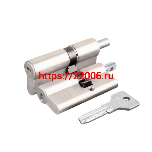 Цилиндровый механизм Cisa (Чиза) под вертушку ASIX OE302-26.12 (65 мм/25+10+30), НИКЕЛЬ