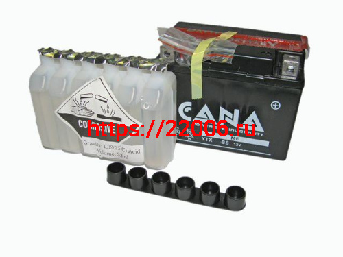 Аккумулятор CANA 12v/9hr YTX9-BS (90EN, MF, 150*88*106, 2,5кг, +) 6 Аккумулятор CANA 12v/9hr YTX9-BS (90EN, MF, 150*88*106, 2,5кг, +) 6