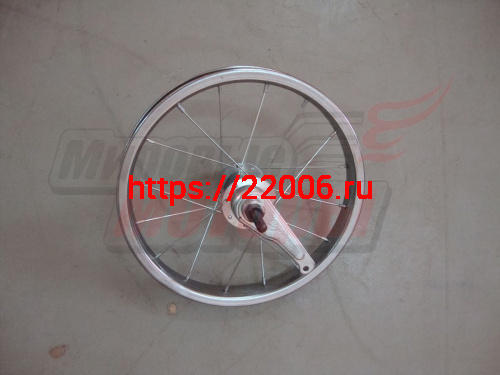 Обод 14" задний (ХРОМ) в сборе с втулк. Обод 14" задний (ХРОМ) в сборе с втулк.