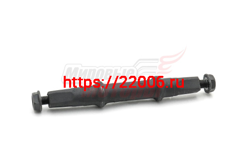 Ось каретки 131 мм "forvard", "СТЕЛС" (квадрат под болт)(без чашек,тип 5r, 35 лев+54 центр+42 прав.)