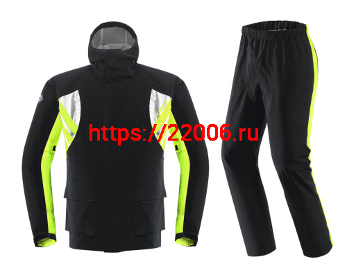 Дождевик SCOYCO RC09 черный с зеленым, р-р M Дождевик SCOYCO RC09 черный с зеленым, р-р M