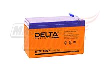 Аккумулятор герметичный 12В 7,2Ач DELTA DTM1207 AGM (электромашинки)