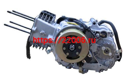 Двигатель 4т. 125 см3 (1P52) АЛЬФА (С120) КПП 4 ступ. авт.сцепление, тюнинг НЕТ ЭЛЕКТРОСТАРТЕРА фото 4