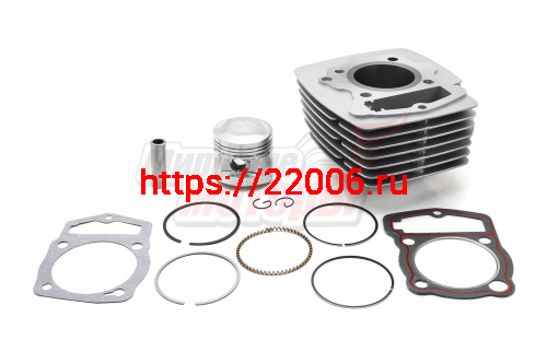 Цилиндро-поршневая группа в сборе 157FMI (125cc) D56,5 (CB125) Цилиндро-поршневая группа в сборе 157FMI (125cc) D56,5 (CB125)