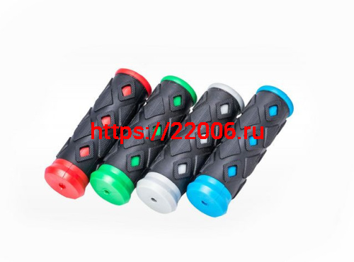 Ручка руля "Ромбик" 90 мм (пара), завод модель 2016 г. 3172661-38 Ручка руля "Ромбик" 90 мм (пара), завод модель 2016 г. 3172661-38