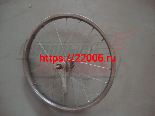 Обод 18" задний (ХРОМ) в сборе с втулк.