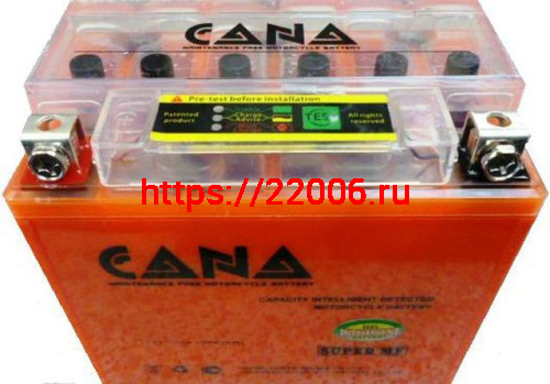 Аккумулятор CANA гелевый 12v/12hr YTX14-BS - orange (200EN, Gel, 152*88*147, 3,25кг, +) 6, тест Аккумулятор CANA гелевый 12v/12hr YTX14-BS - orange (200EN, Gel, 152*88*147, 3,25кг, +) 6, тест