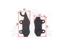 Колодки тормозные дисковый тормоз BAJAJ Boxer150